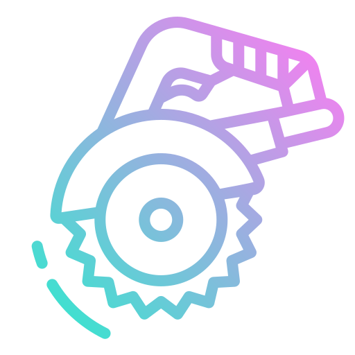 Circular saw Generic Gradient icon