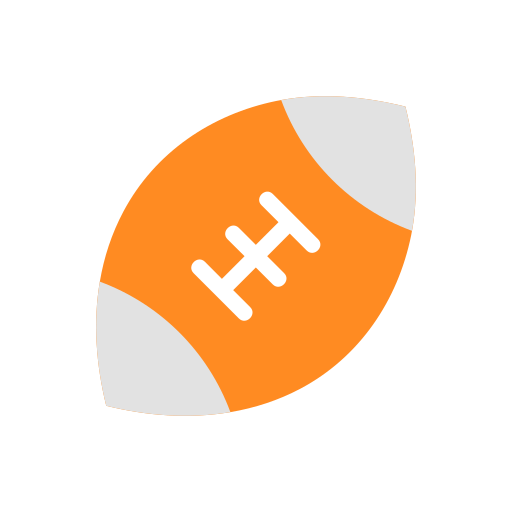 pelota de rugby icono gratis