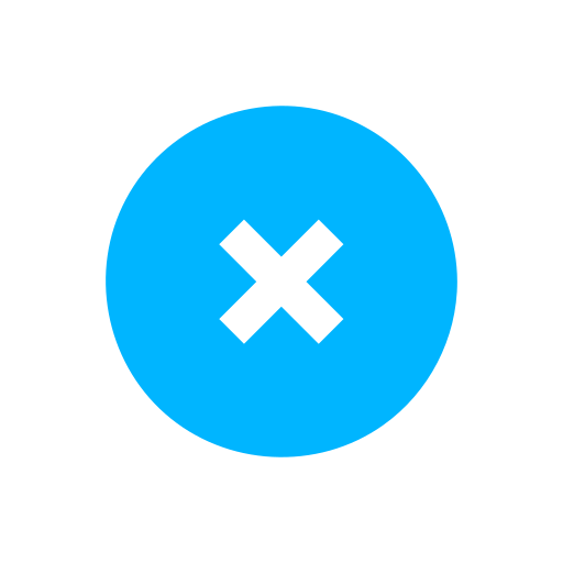 Cross sign free icon