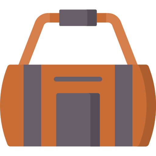 bolsa de deporte icono gratis