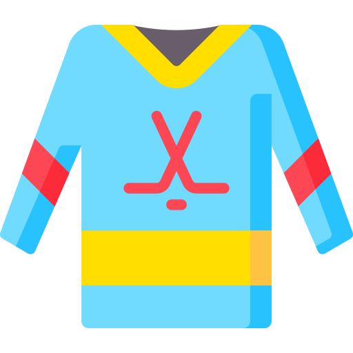 camisa de hóquei grátis ícone