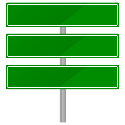 Road banner - Free arrows icons