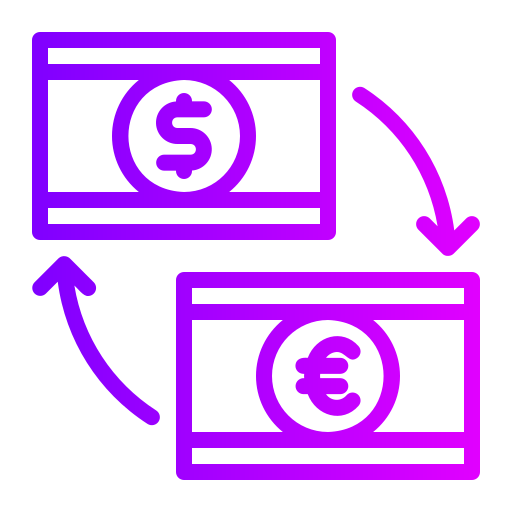 Exchange Generic Gradient Icon