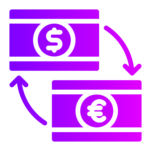 Exchange Generic Flat Gradient icon