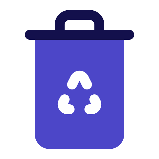 papelera de reciclaje icono gratis