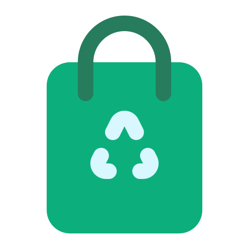 bolsa de reciclaje icono gratis