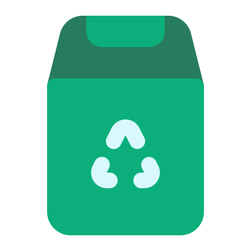 papelera de reciclaje icono gratis