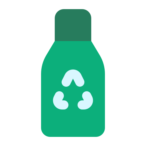 botella de reciclaje icono gratis