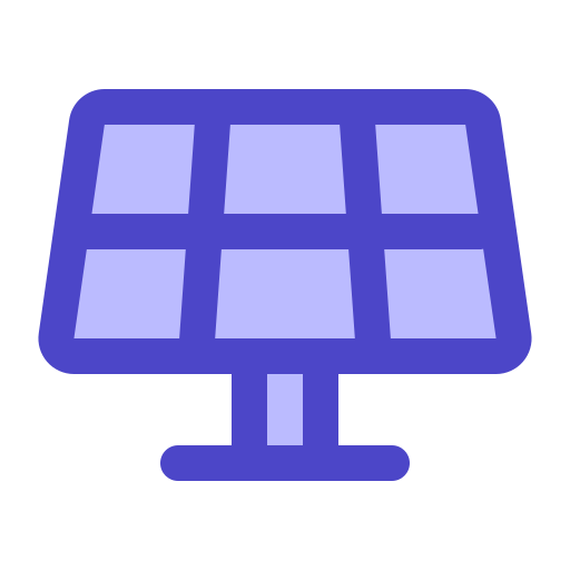 panel solar icono gratis