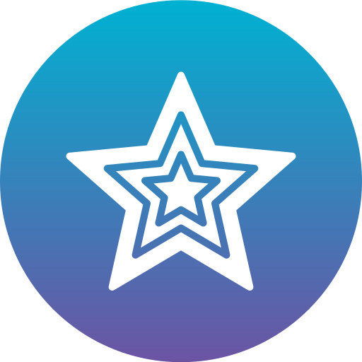 Star Generic Flat Gradient icon