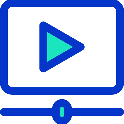 reproductor de video icono gratis