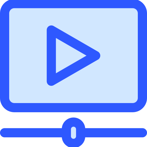 reproductor de video icono gratis