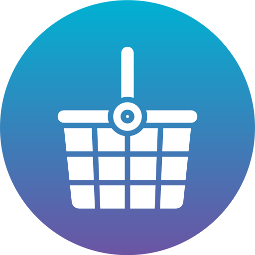 cesta de compras grátis ícone