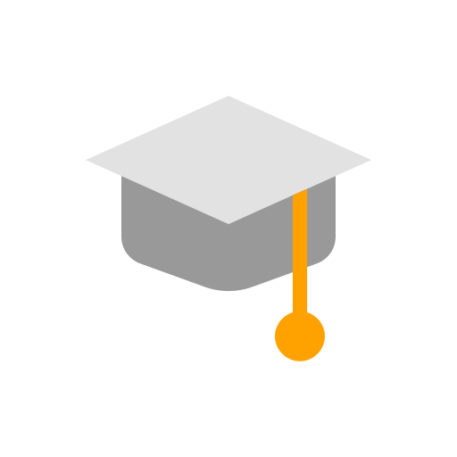 sombrero de graduacion icono gratis