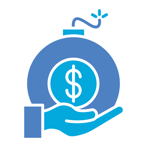 Debt free icon