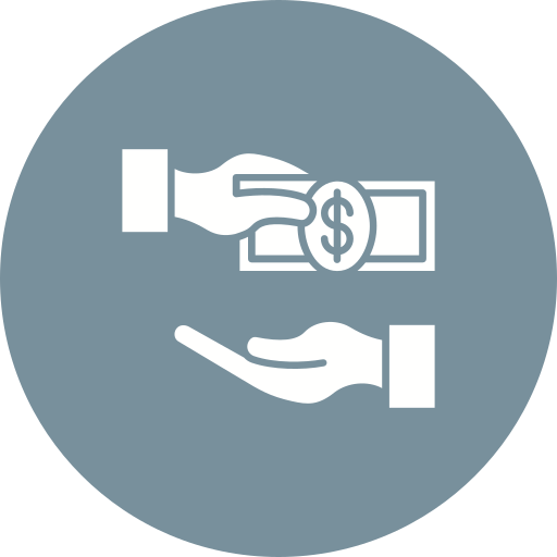 donación icono gratis