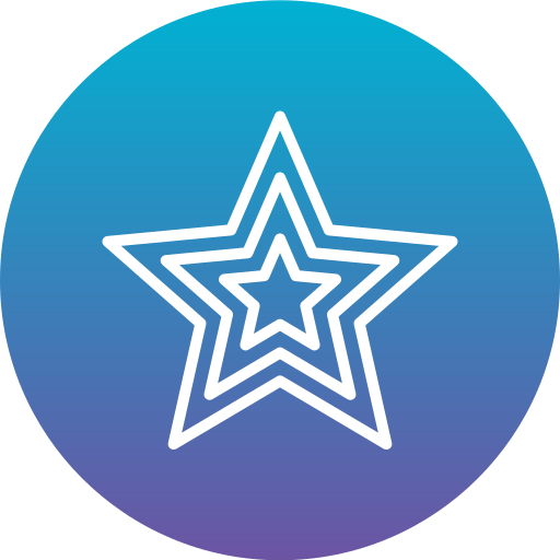 Star Generic Flat Gradient icon