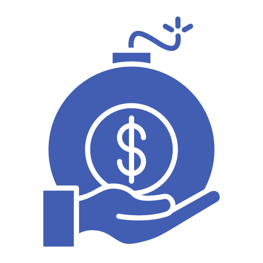 Debt free icon Debt free icon