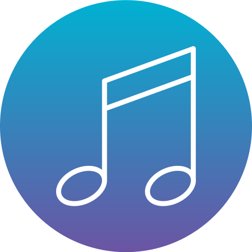 Music Generic Flat Gradient icon