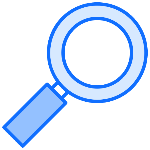 Search Generic Blue icon