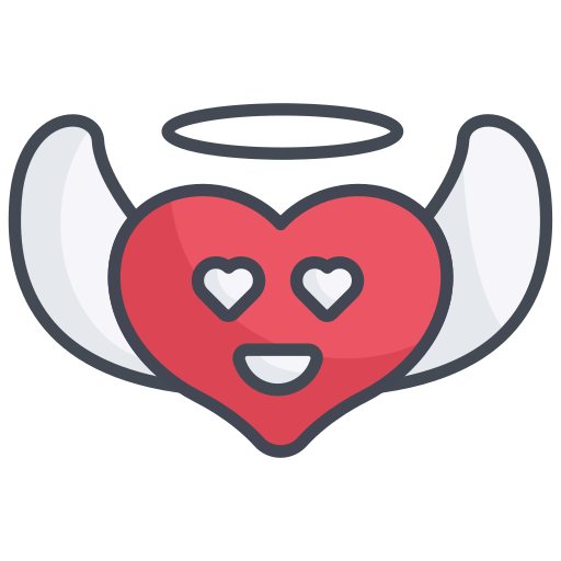 Heart wings free icon Heart wings free icon
