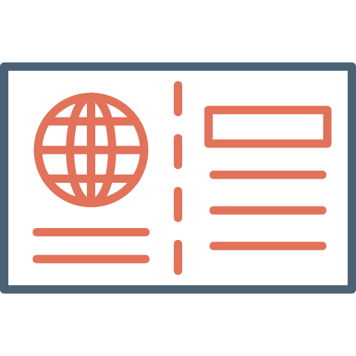 tarjeta postal icono gratis