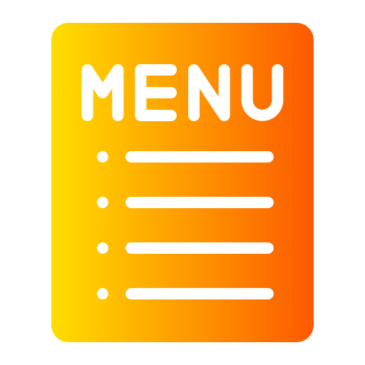 Menu Generic Flat Gradient icon