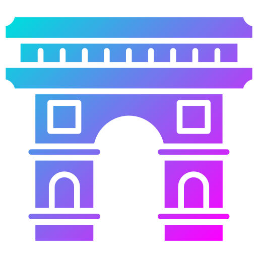 arco del triunfo icono gratis