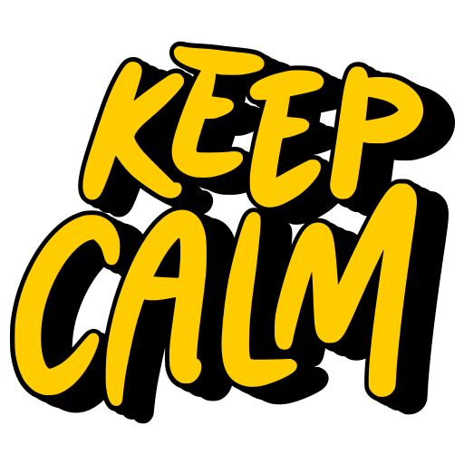 beruhige dich kostenlos Sticker beruhige dich kostenlos Sticker