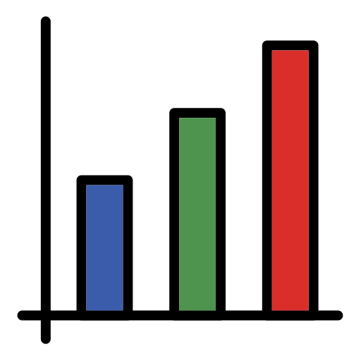 gráfico de barras icono gratis