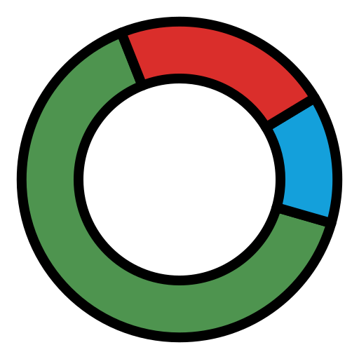 gráfico circular icono gratis