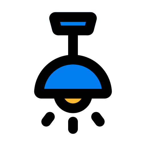 lámpara colgante icono gratis
