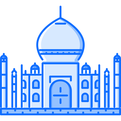 taj mahal icono gratis