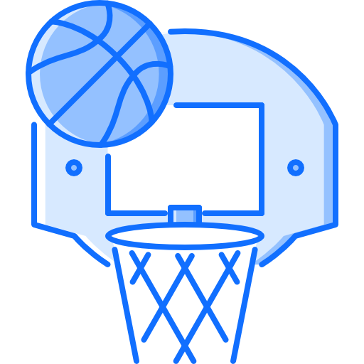 Basketball Coloring Blue icon