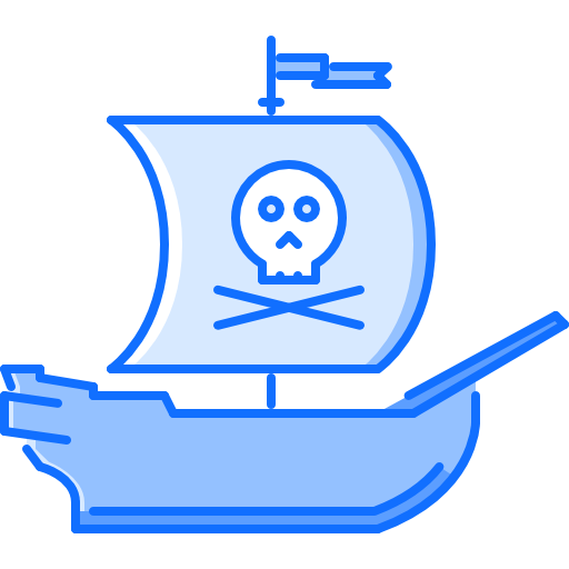 Ship Coloring Blue icon