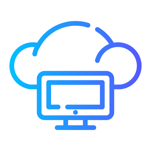 computación en la nube icono gratis