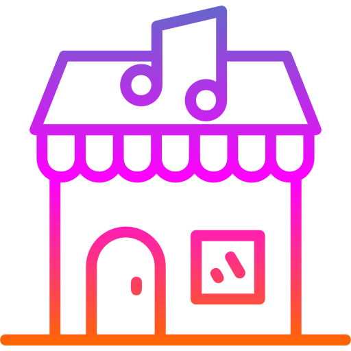 Music shop free icon Music shop free icon