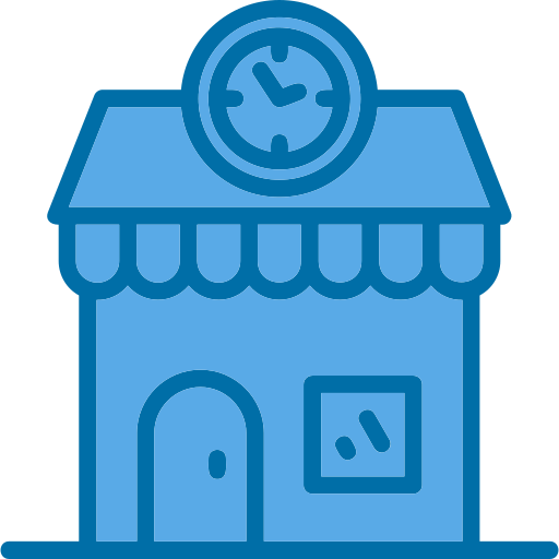 Clock shop free icon