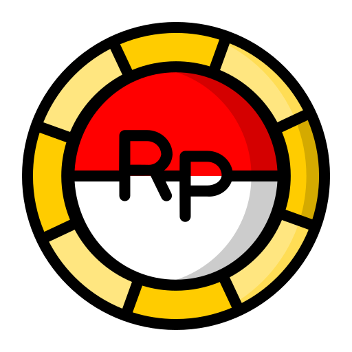 Indonesian Rupiah Generic Outline Color Icon