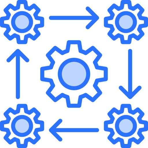 gestión de equipos icono gratis