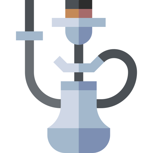 Hookah Basic Straight Flat icon