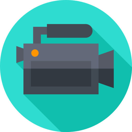 camara de video icono gratis