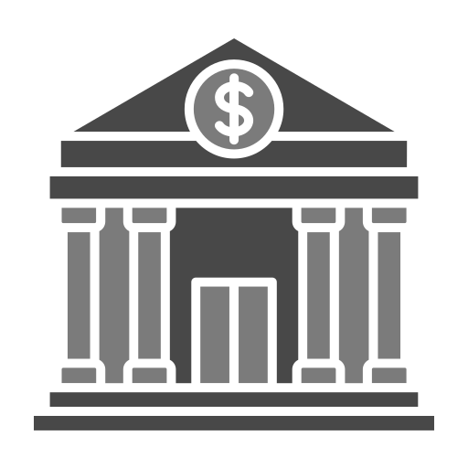 Bank Generic Grey icon