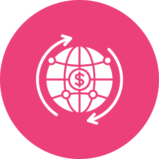 À l'échelle mondiale Icône gratuit