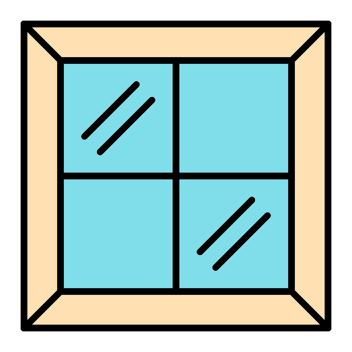 Window Generic Outline Color icon