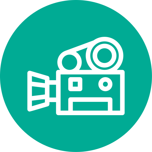 camara de video icono gratis