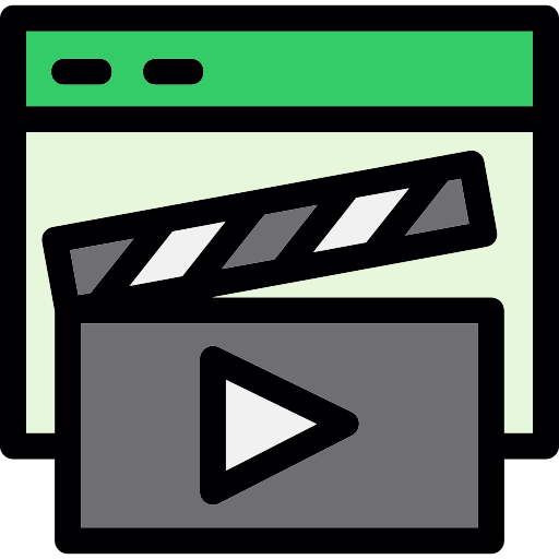 reproductor de video icono gratis