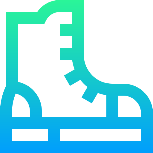 Boot Super Basic Straight Gradient icon