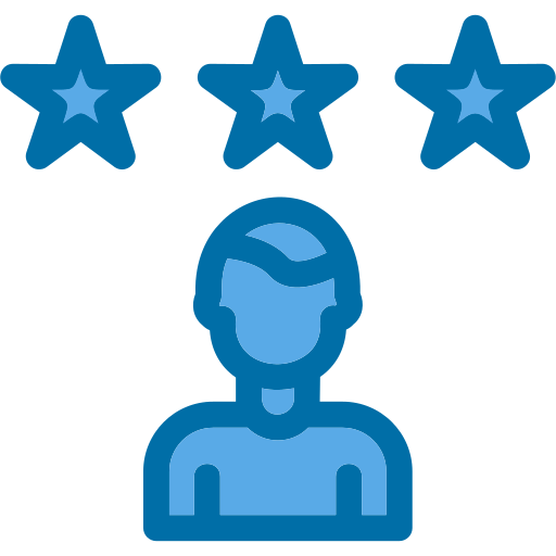 Customer review Generic Blue icon