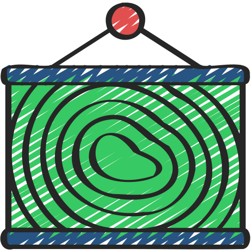 topográfico icono gratis